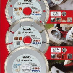 ¡¡¡ OFERTA !!! Set 3 Discos Diamantados 4 1/2 KWB